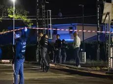 Le forze dell'ordine sul luogo della tragedia