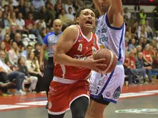 Il play biancorosso Colbey Ross (foto Francesco Bruni)