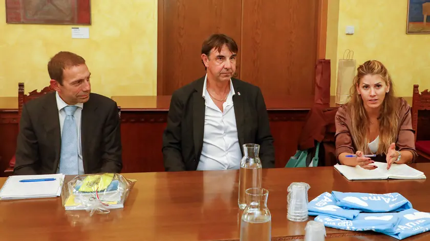 Peretti, Benvenuto e Martellos (foto Katia Bonaventura)