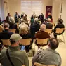 L’incontro al Trgovski dom (foto Daniele Tibaldi)