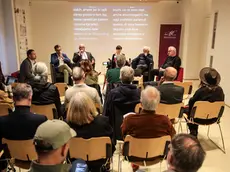 L’incontro al Trgovski dom (foto Daniele Tibaldi)