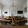 L'interno del Municipio di Monfalcone