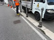 I paletti riparati nel Madracchio di Muggia
