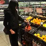 Un supermercato poco rifornito a Udine (foto Petrussi)