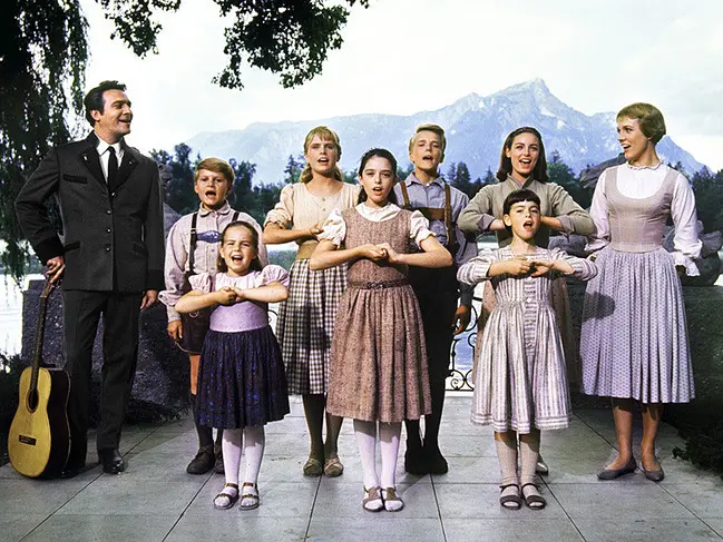 Tutti insieme appassionatamente: un frame del celeberrimo film con Julie Andrews