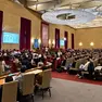 Gli studenti nell'aula magna