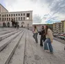 La scalinata di piazzale Europa Foto Andrea Lasorte