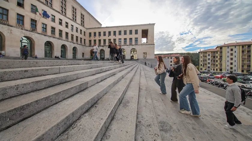 La scalinata di piazzale Europa Foto Andrea Lasorte