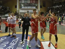 Il gruppo biancorosso di Taccetti Foto Bruni
