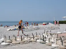 La spiaggia di Castelreggio (Silvano)