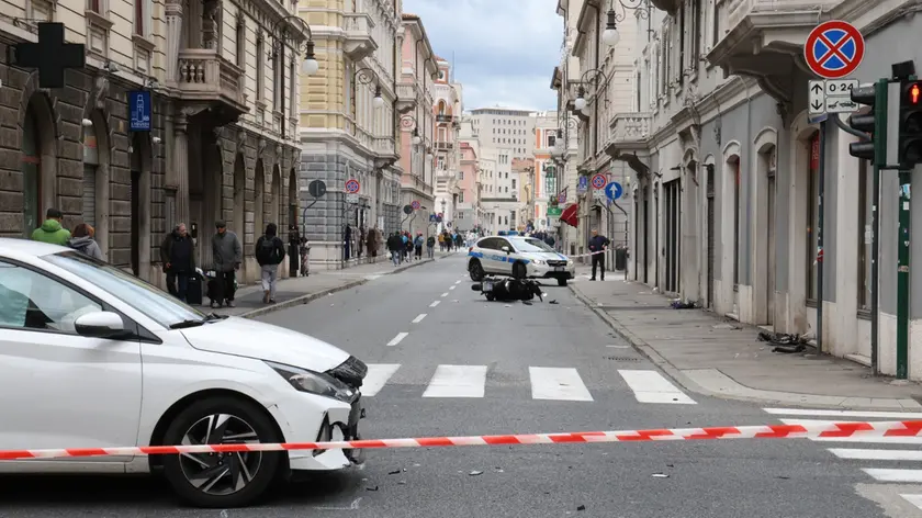 L'incidente in via Valdirivo (Lasorte)