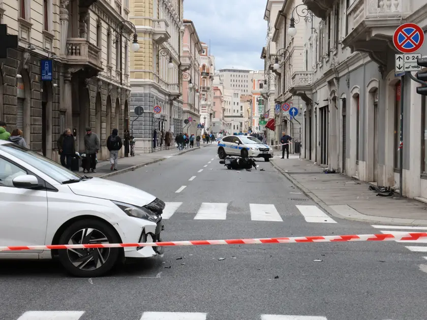 L'incidente in via Valdirivo (Lasorte)