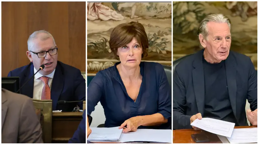 Da sinistra: Marzi, Rosolen, Scoccimarro