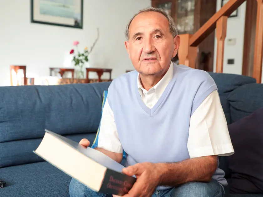 Mariano Cijan, ex medico di famiglia (Foto Tibaldi)