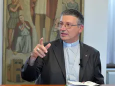 Il vescovo di Trieste Enrico Trevisi (foto Bruni)