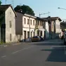 Gorizia: una veduta di via San Michele, la larga via che collega i quartieri goriziani di Campagnuzza e Sant'Andrea