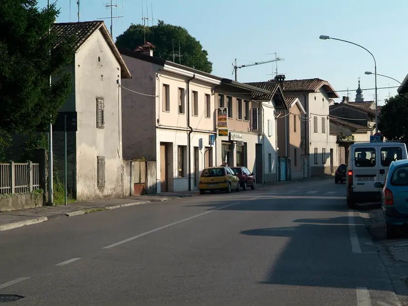 Gorizia: una veduta di via San Michele, la larga via che collega i quartieri goriziani di Campagnuzza e Sant'Andrea