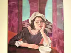 Una delle opere in mostra