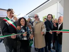 Taglio del nastro per l'inaugurazione di Casa Seltz