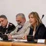 Da sinistra il comandante provinciale del Carabinieri di Gorizia Iervolino il questore Di Ruscio e la prefetta Fedullo. Foto Bonaventura
