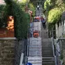 Il cantiere in Scala Bonghi dove è avvenuto l'infortunio (Lasorte)