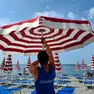 La spiaggia di Castelreggio a Sistiana