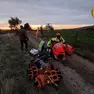 I soccorsi dopo la caduta da cavallo