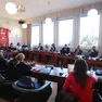 Il Consiglio comunale di Duino Aurisina (foto Andrea Lasorte)