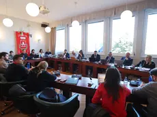 Il Consiglio comunale di Duino Aurisina (foto Andrea Lasorte)