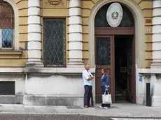L’ingresso del Tribunale di Gorizia (foto Daniele Tibaldi)