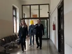 Zaccaria in Tribunale con i suoi avvocati Cavazzini e Toso