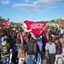 Il corteo (foto Lasorte)