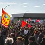 Il ritrovo del corteo (foto Lasorte)