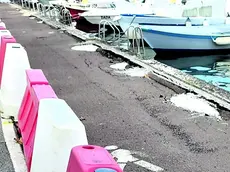 L'attuale situazione del molo di riva Slataper