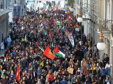 Il corteo a Trieste (foto Bruni)