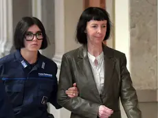 Podmenich in Tribunale venerdì pomeriggio (foto Francesco Bruni)