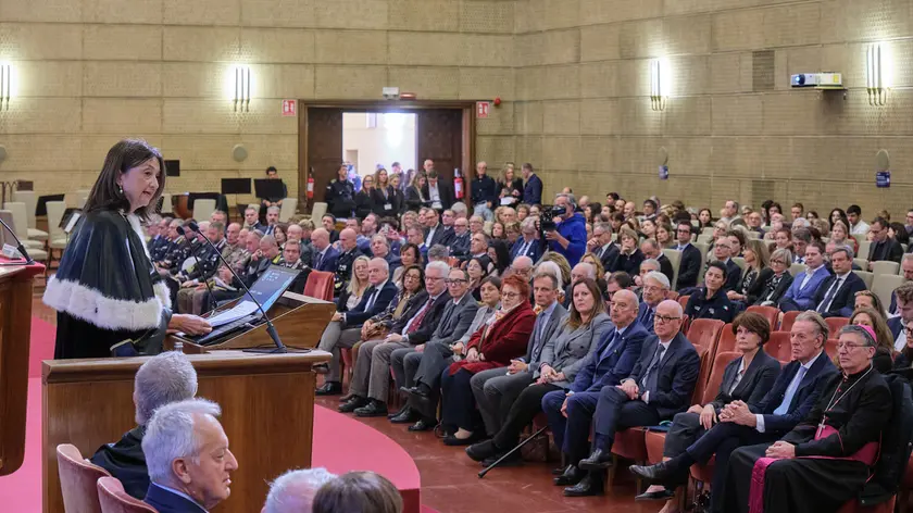 L’inaugurazione dell’anno accademico in aula magna (fotoservizio Massimo Silvano)