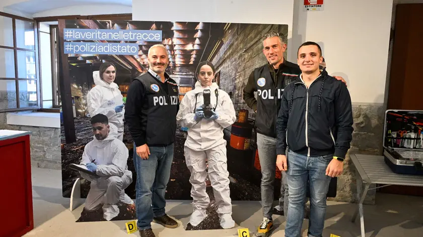 L'inaugurazione della mostra. Foto Bruni