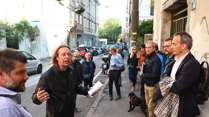 La protesta a San Giacomo (Lasorte)