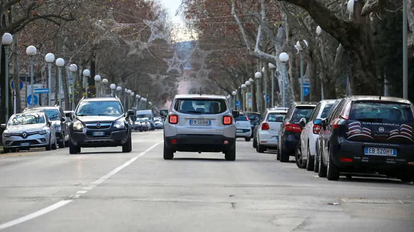 Corso Italia. Gorizia, come si presenta a gennaio 2021 (Foto Bumbaca)