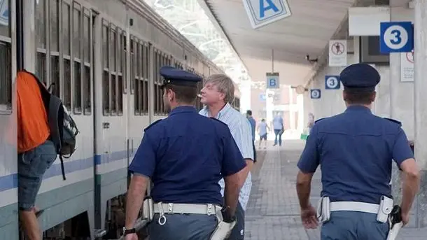 Silvano Trieste 29/08/2009 Controlli in Stazione da parte della Polfer