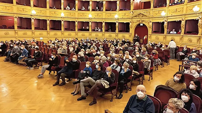 Lasorte Trieste 31/10/21 - Teatro Verdi, Lezione di Storia, Cesare e il ptere del capo, Laura Pepe