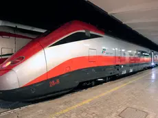 Il Frecciarossa in partenza da Trieste (Foto Massimo Silvano)