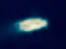 Un'immagine scattata in cielo dai cultori dell'ufologia