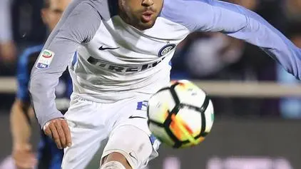 Inter's midfielder Rafinha during the Italian Serie A soccer match Atalanta vs Inter at Stadio Atleti Azzurri d'Italia in Bergamo, Italy, 14 April 2018. ANSA/PAOLO MAGNI