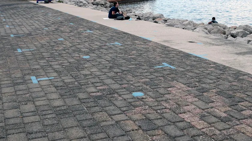 Silvano Trieste 2020-06-02 La zona pubblica per bagnanti nei pressi di Porto san Rocco