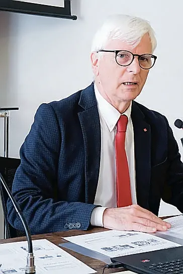 Pierpaolo Brovedani, uno dei promotori dell’appello contro il premio a Grilz (F. Silvano)
