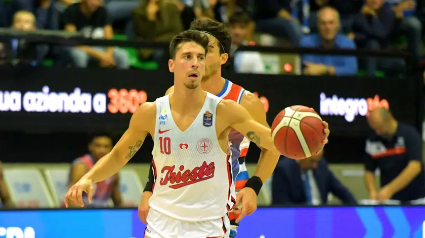 Michele Ruzzier in azione a Treviso (foto Bruni)