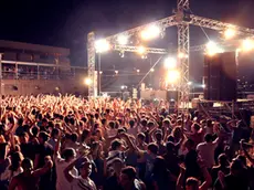 Una festa in spiaggia del Kursaal