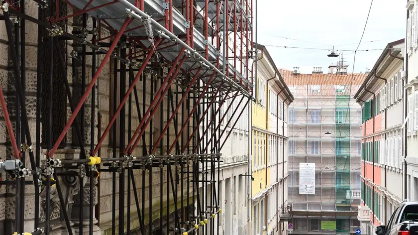 Foto BRUNI Trieste 22.05.21 Edilizia urbana: rifacimento cappotti stabili